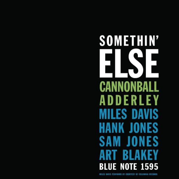 Cannonball Adderley – Somethin' Else – LP – out 25 September