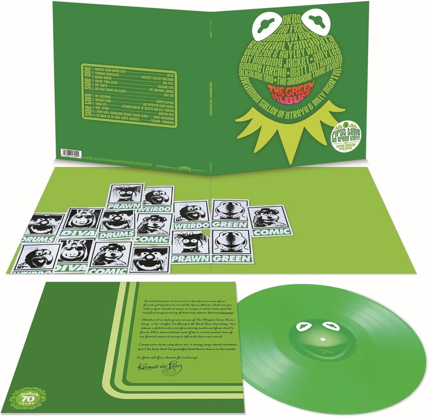 Various artists – Muppets: The Green Album (green vinyl)