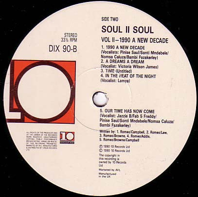 Soul II Soul – Vol. II (1990 - A New Decade)