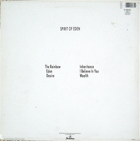 Talk Talk – Spirit Of Eden
