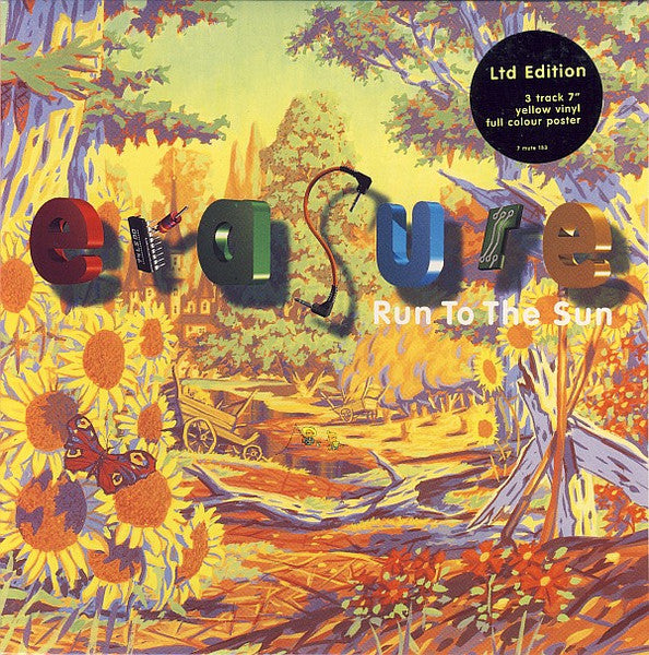 Erasure – Run To The Sun – 7” yellow vinyl