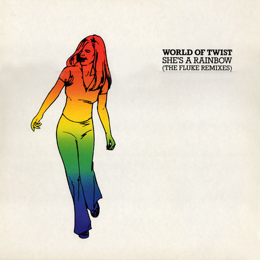 World Of Twist – She's A Rainbow (Fluke Remixes) 12"