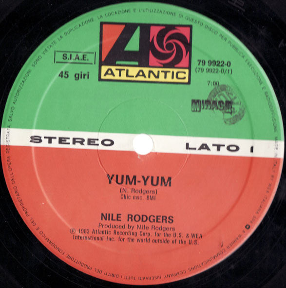 Nile Rodgers – Yum – Yum / Get Her Crazy 12"