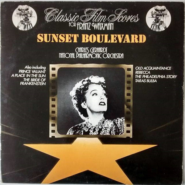 Franz Waxman, National Philharmonic Orchestra, Charles Gerhardt – Sunset Boulevard: The Classic Film Scores of Franz Waxman – LP