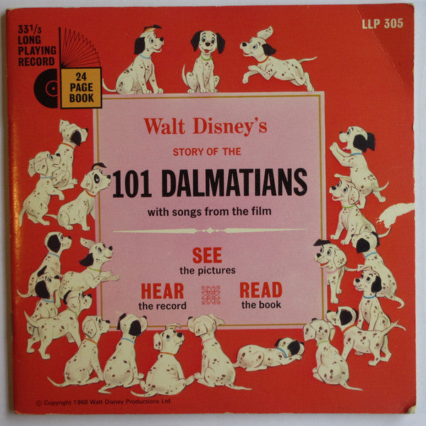 Jean Aubrey – Story of the 101 Dalmatians – 7” + storybook