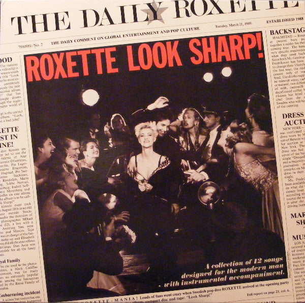 Roxette – Look Sharp! LP