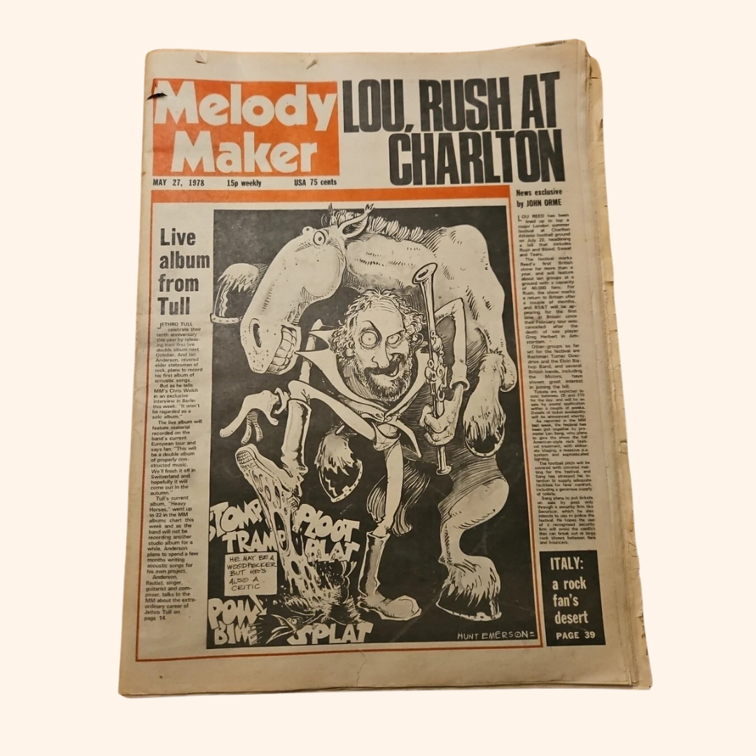 Melody Maker – 27 May 1978 (Jethro Tull)
