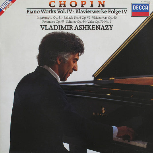 Frédéric Chopin, Vladimir Ashkenazy – Piano Works Vol. IV / Klavierwerke Folge IV