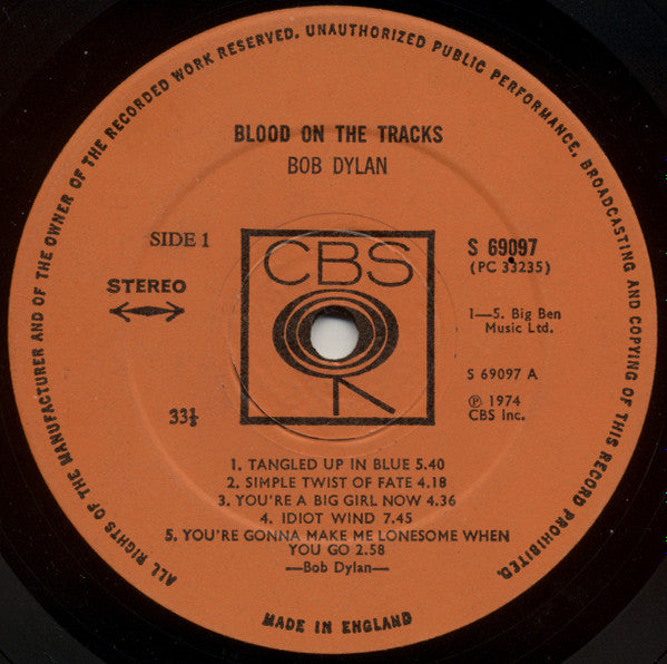 Bob Dylan – Blood on the Tracks