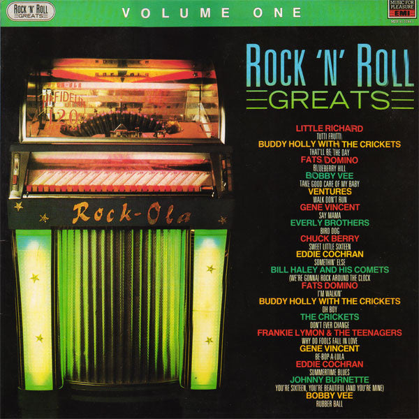 Various – Rock 'N' Roll Greats (Volume One) – LP