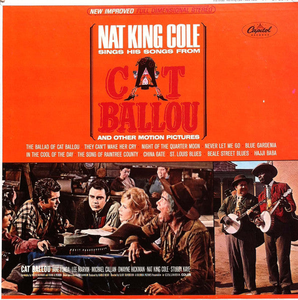 Nat King Cole – Nat King Cole sings his songs from Cat Ballou and other motion pictures – LP