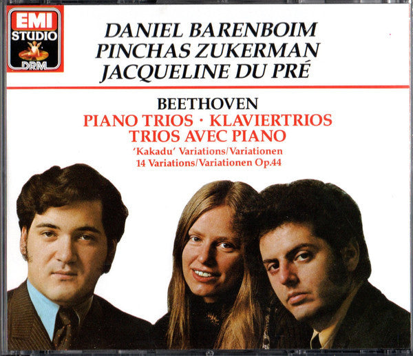 Daniel Barenboim, Pinchas Zukerman, Jacqueline Du Pré - Ludwig van Beethoven – Piano Trios – 3CD
