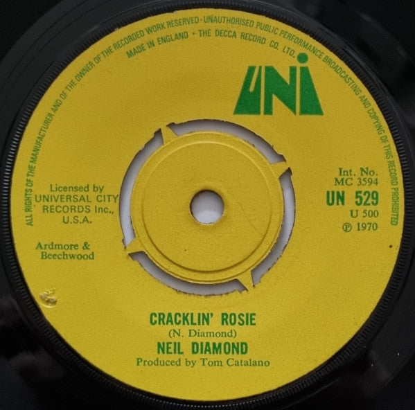 Neil Diamond – Cracklin' Rosie – 7”