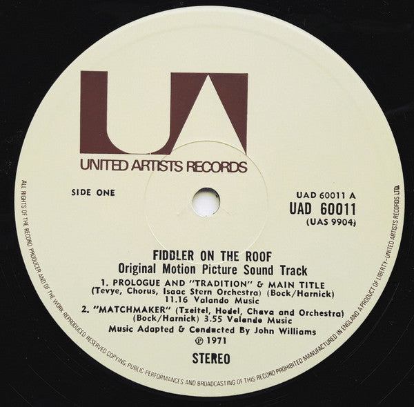 John Williams – Fiddler On The Roof (Original Soundtrack) – 2LP