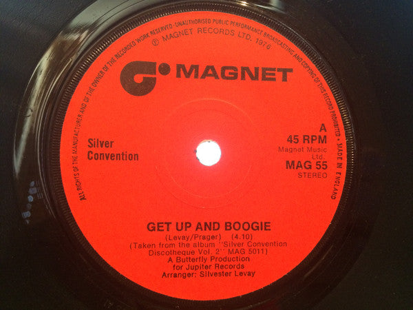 Silver Convention – Get Up And Boogie – 7”