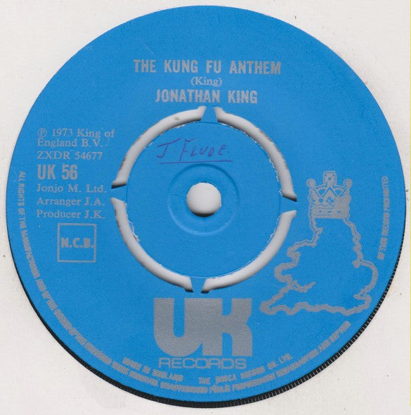 Jonathan King – The Kung Fu Anthem – 7”