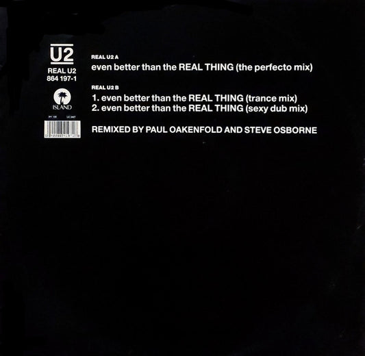 U2 – Even Better Than The Real Thing 12"