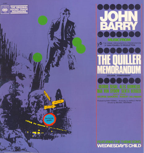 John Barry – The Quiller Memorandum (Original Sound Track) – LP