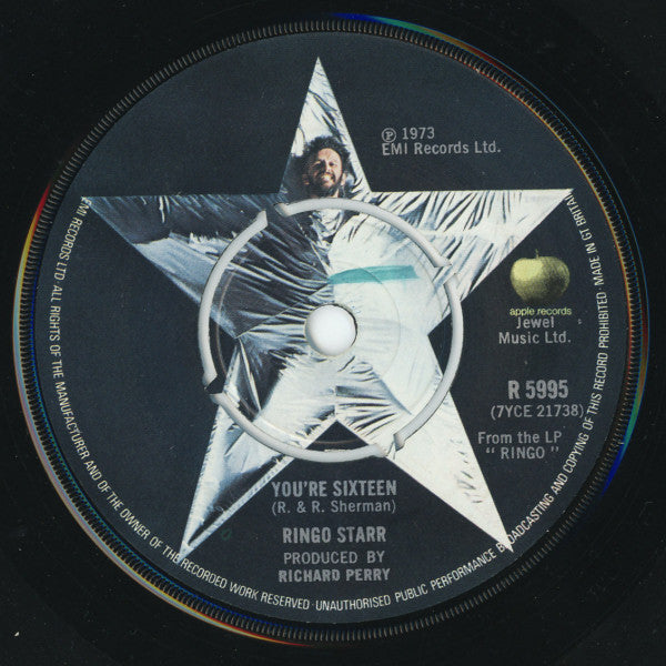 Ringo Starr – You're Sixteen – 7”