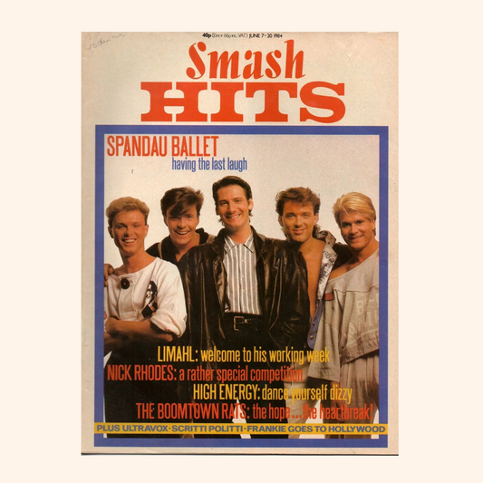 Smash Hits – 7–20 June 1984 (Spandau Ballet)