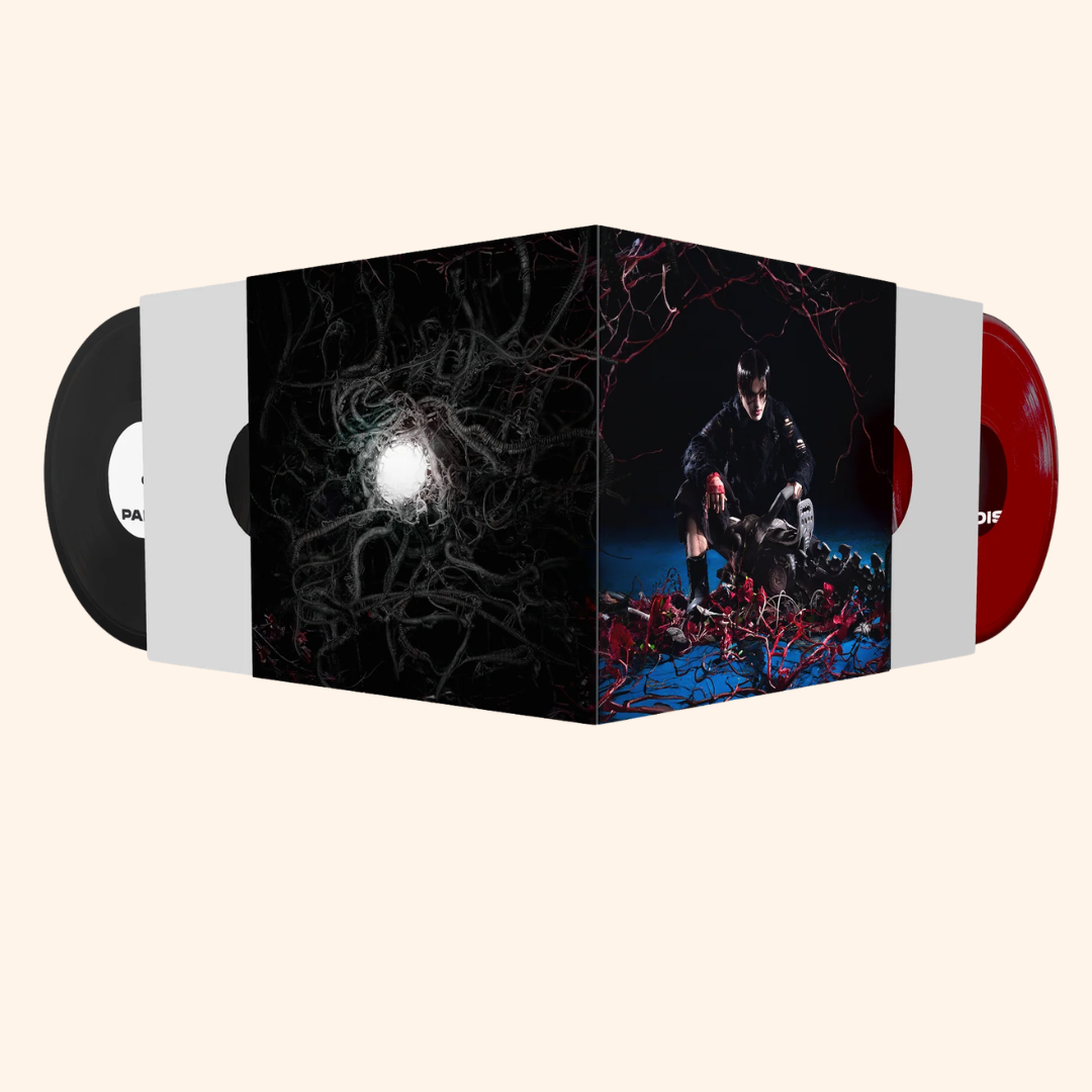 Luke Black – Chainsaws in Paradise: PARASITE Edition – 2LP red & black vinyl