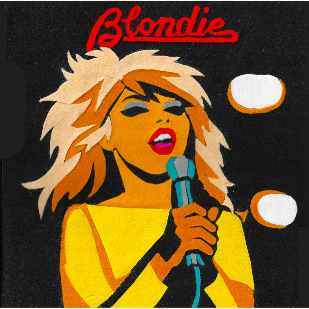 Ladypat – Blondie – 12" fuzzy felt artwork