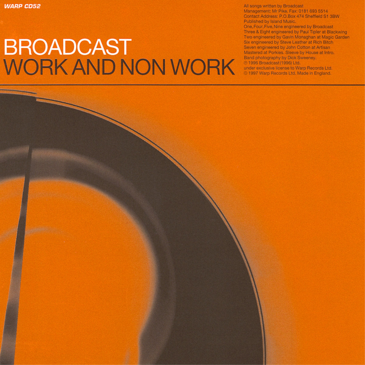 Broadcast – Work and Non Work – LP