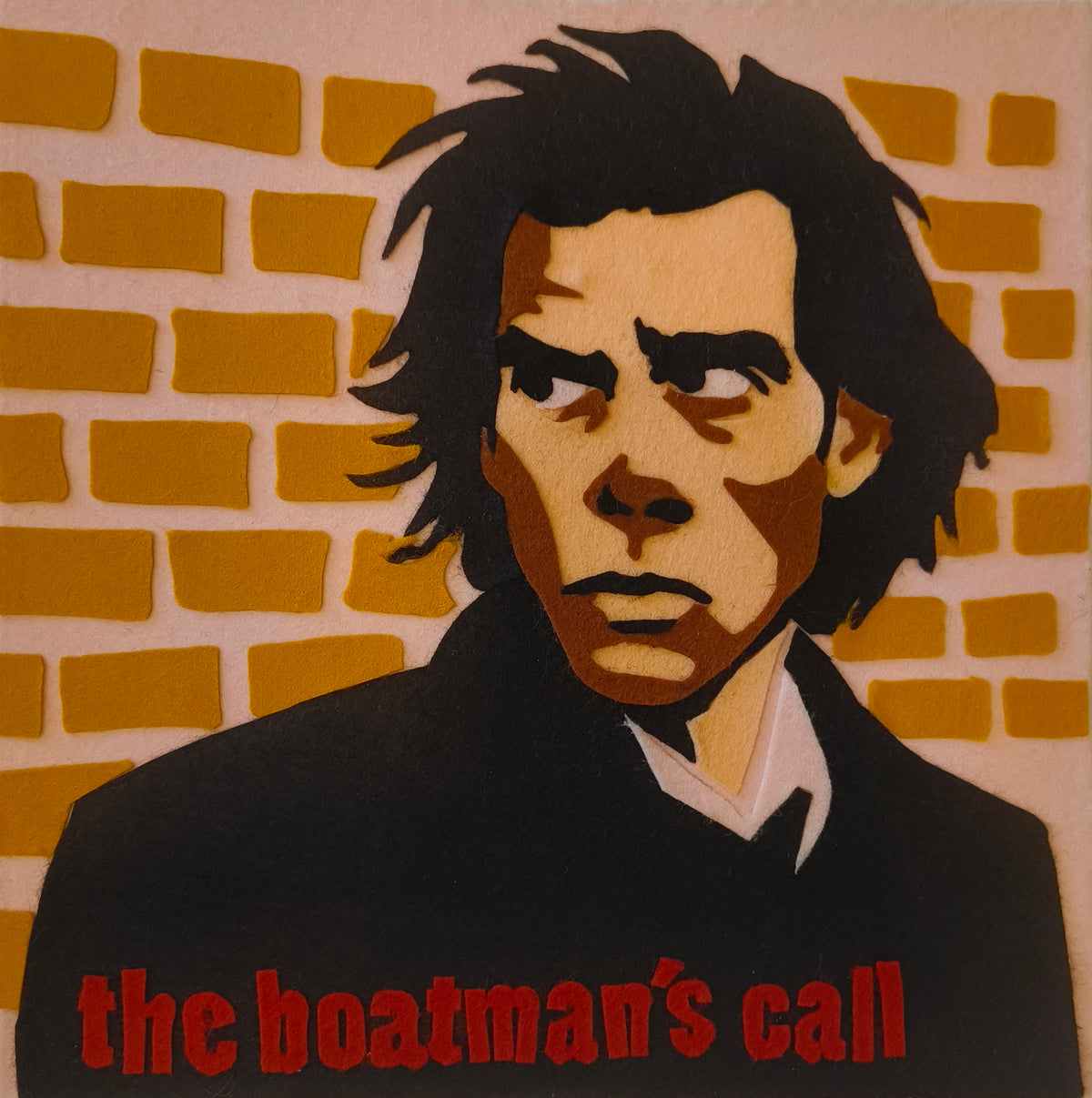 Ladypat – Nick Cave – 12" fuzzy-felt artwork