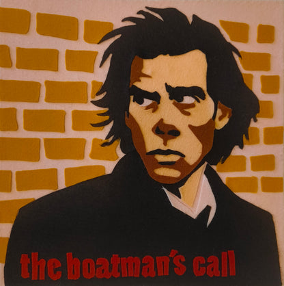 Ladypat – Nick Cave – 12" fuzzy-felt artwork