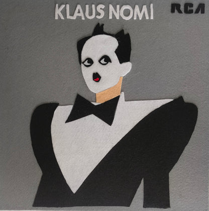 Ladypat – Klaus Nomi – 12" fuzzy-felt artwork