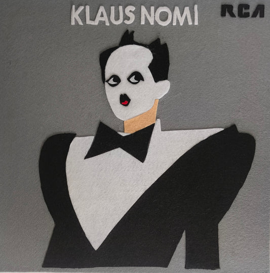 Ladypat – Klaus Nomi – 12" fuzzy-felt artwork