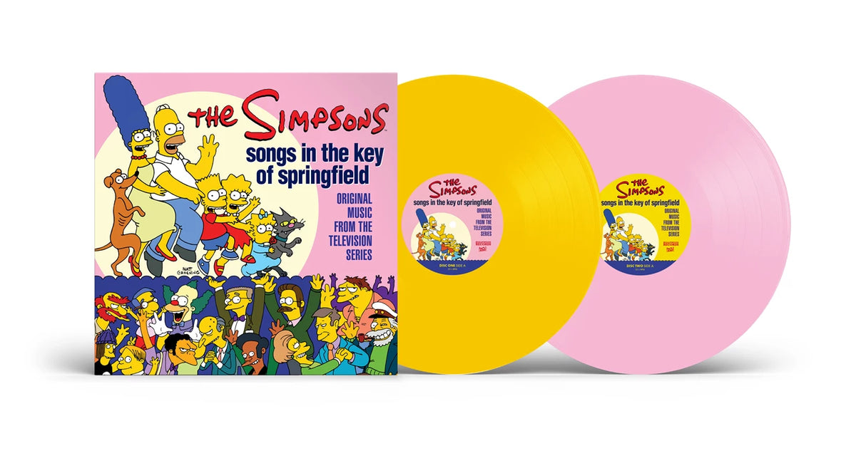 The Simpsons – Songs in the Key of Springfield – 2LP canary yellow & pink