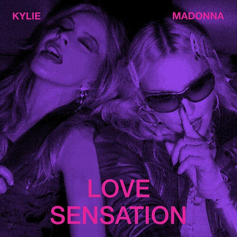 Madonna & Kylie – Love Sensation (Afterhours Mix) – 7" clear vinyl