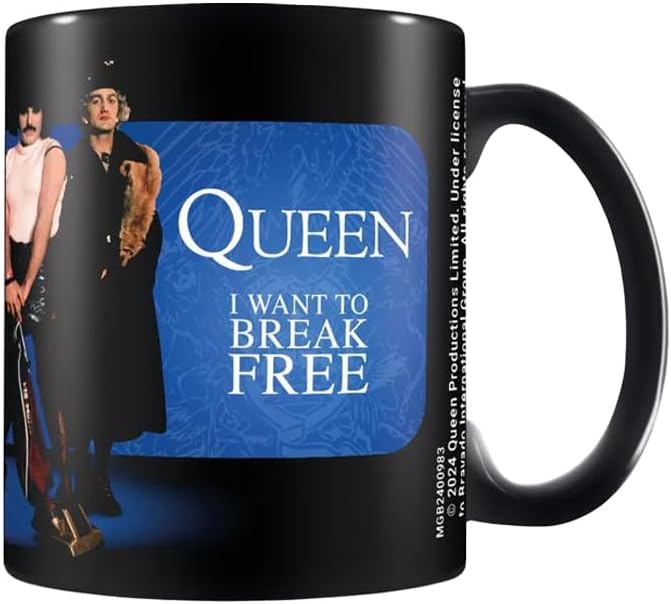 Queen  – I Want To Break Free 11oz black mug – Mug