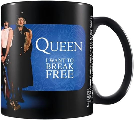 Queen  – I Want To Break Free 11oz black mug – Mug