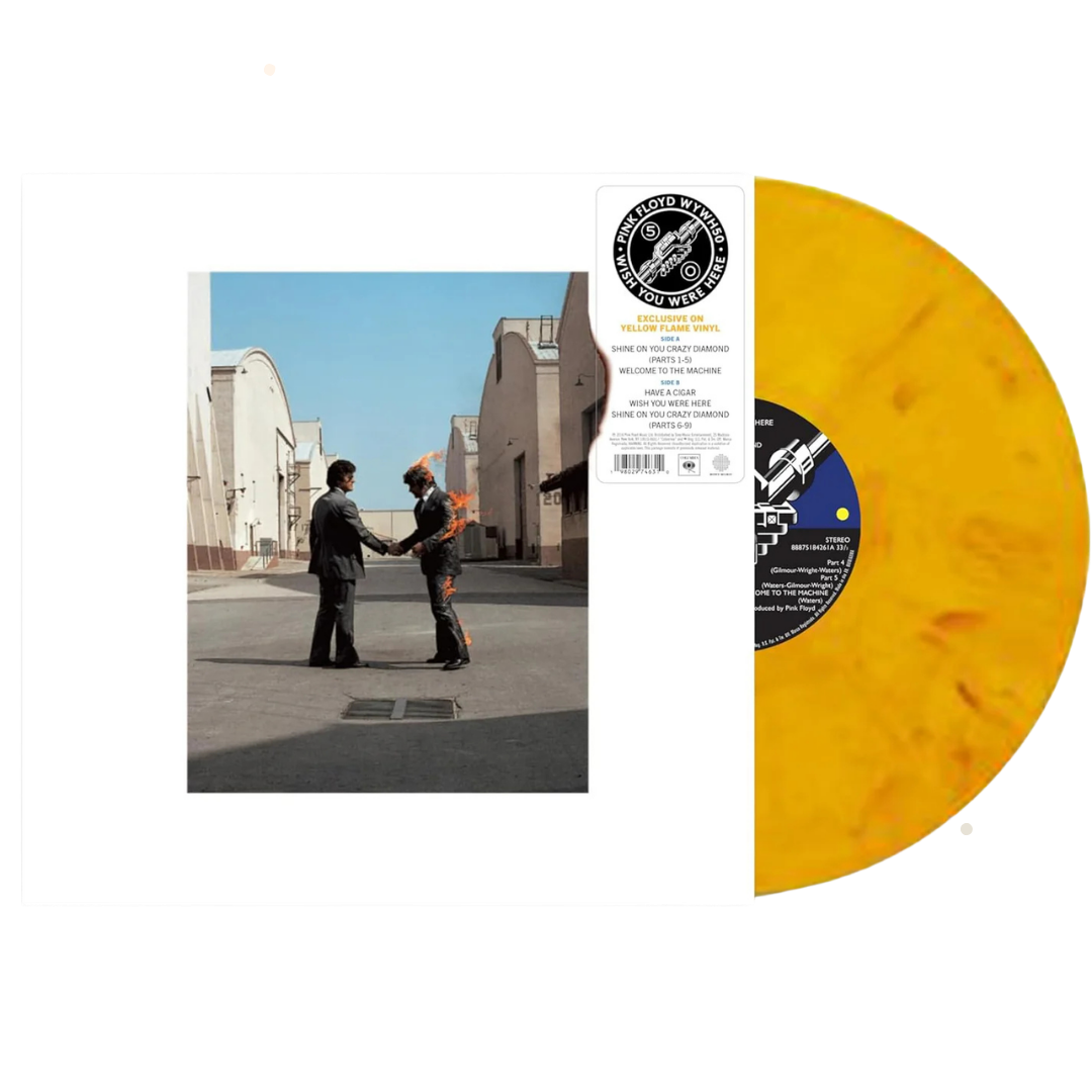 Pink Floyd – Wish You Were Here (50th anniversary) – 2LP flame yellow vinyl