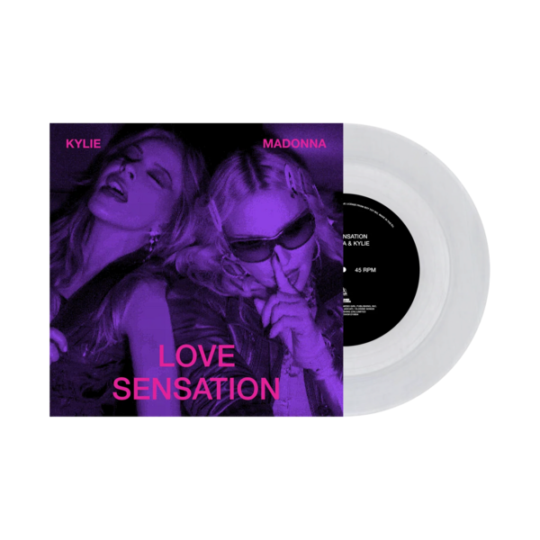 Madonna & Kylie – Love Sensation (Afterhours Mix) – 7" clear vinyl – out 16 October