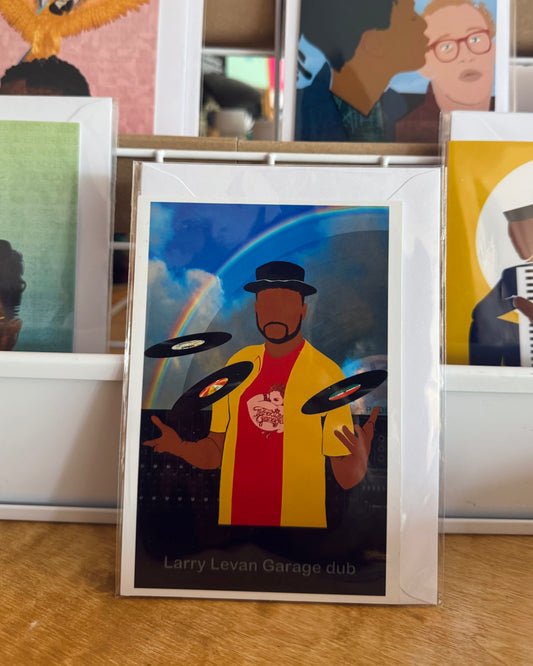 Matty's Art Studio – Larry Levan dub – A6 greeting card