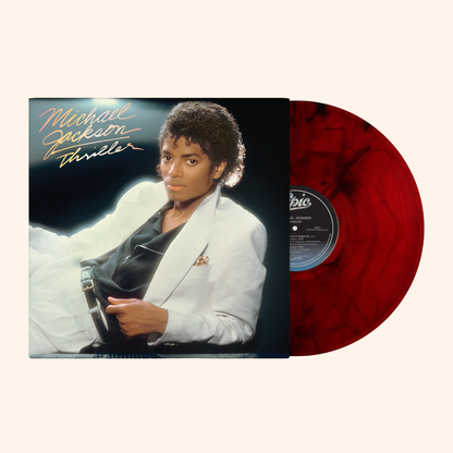 Michael Jackson – Thriller – LP red & black marbled