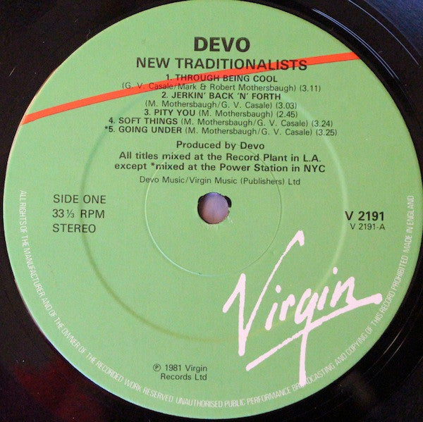 Devo – New Traditionalists – LP