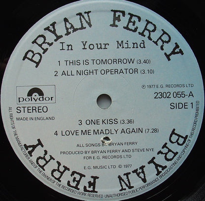 Bryan Ferry – In Your Mind – LP