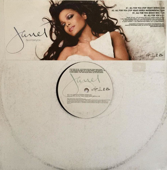 Janet Jackson – All For You – 12" promo