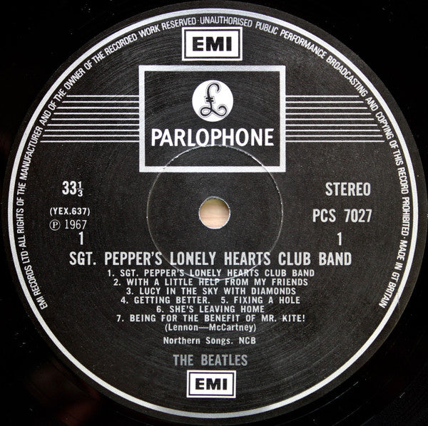 The Beatles – Sgt. Pepper's Lonely Hearts Club Band (1975 UK reissue) – LP gatefold