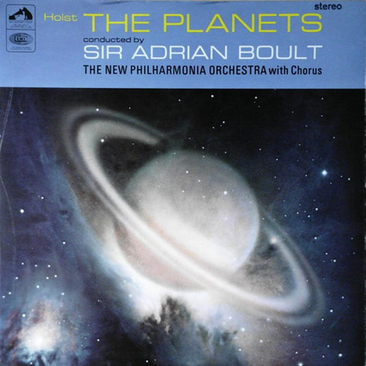 Gustav Holst / New Philharmonia Orchestra With The Ambrosian Singers / Sir Adrian Boult – The Planets – LP