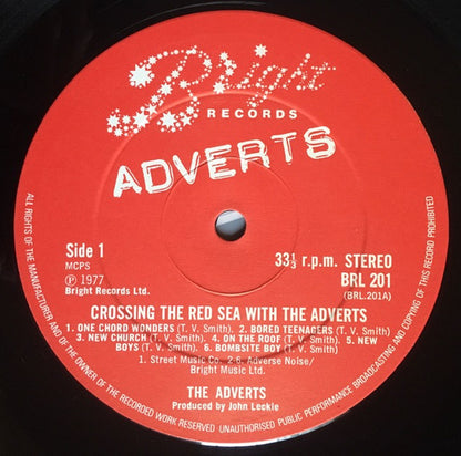 The Adverts – Crossing The Red Sea With The Adverts – LP