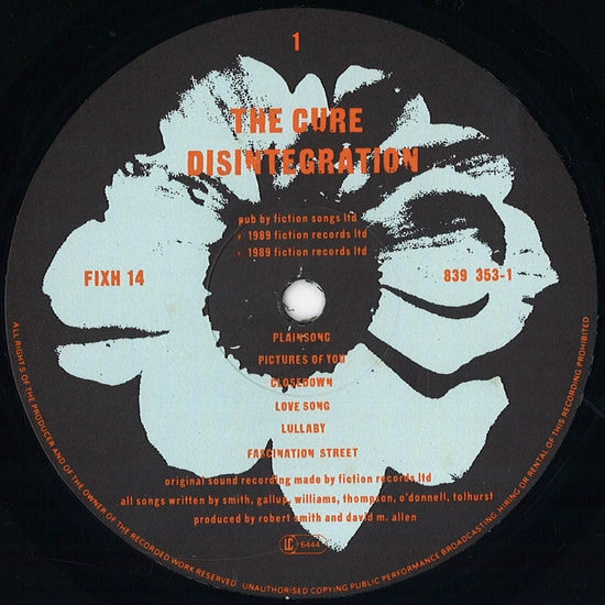 The Cure – Disintegration
