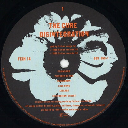 The Cure – Disintegration