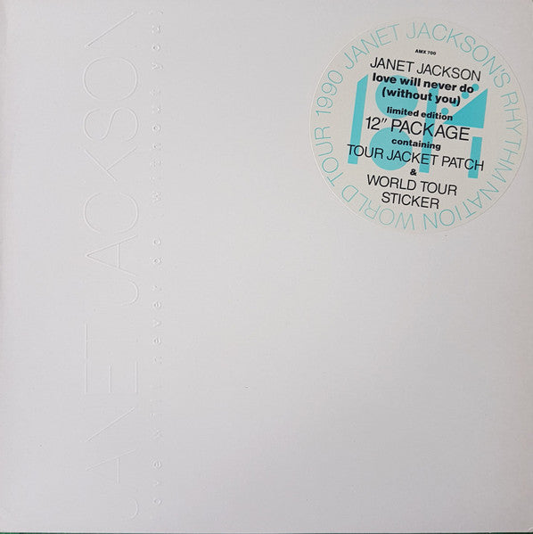 Janet Jackson – Love Will Never Do (Without You) – 12" limited edition tour pack