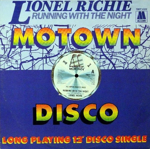 Lionel Richie – Running With The Night 12"