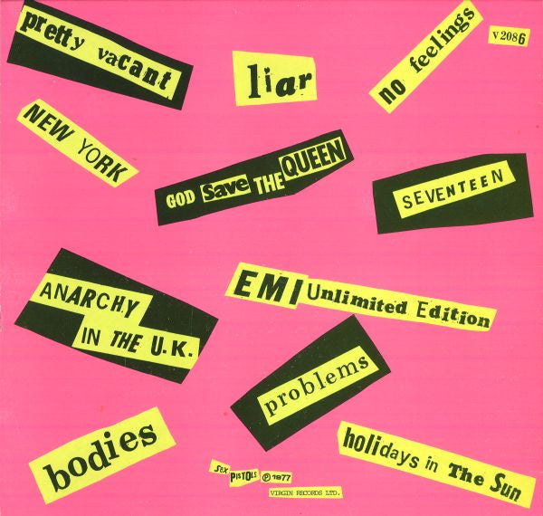 Sex Pistols – Never Mind The Bollocks Here's The Sex Pistols – LP third printing variant (1977)
